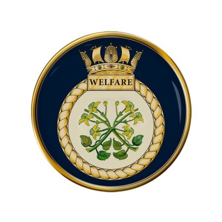 HMS Welfare, Royal Navy Pin Badge
