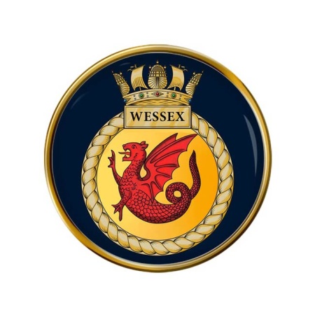 HMS Wessex, Royal Navy Pin Badge