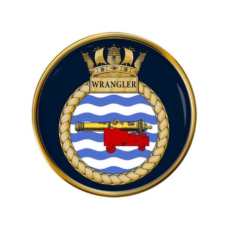 HMS Wrangler, Royal Navy Pin Badge