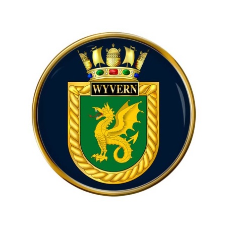 HMS Wyvern, Royal Navy Pin Badge