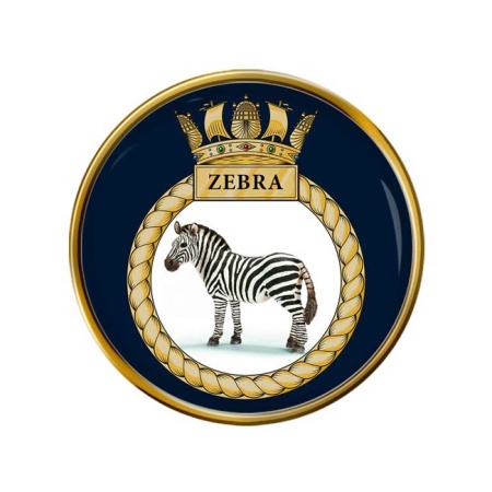 HMS Zebra, Royal Navy Pin Badge