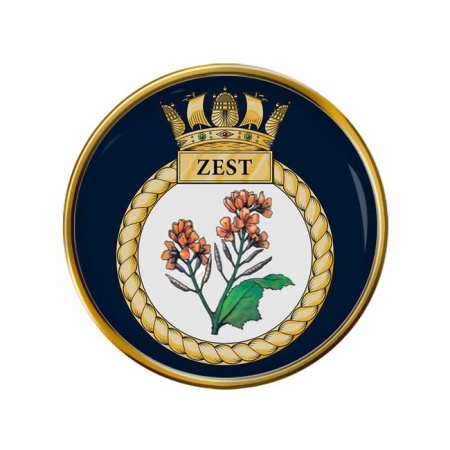 HMS Zest, Royal Navy Pin Badge