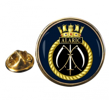HMS Alaric (Royal Navy) Round Pin Badge