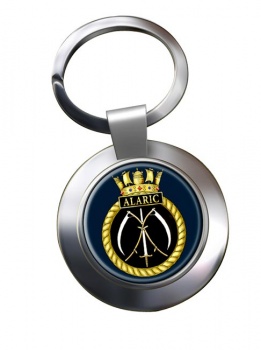 HMS Alaric (Royal Navy) Chrome Key Ring