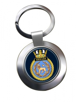 HMS Armada (Royal Navy) Chrome Key Ring