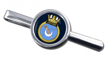 HMS Artemis (Royal Navy) Round Tie Clip