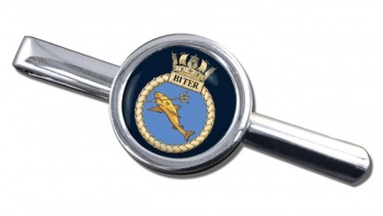 HMS Biter (Royal Navy) Round Tie Clip