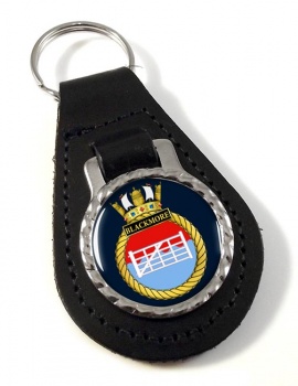 HMS Blackmore (Royal Navy) Leather Key Fob