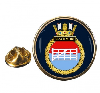 HMS Blackmore (Royal Navy) Round Pin Badge