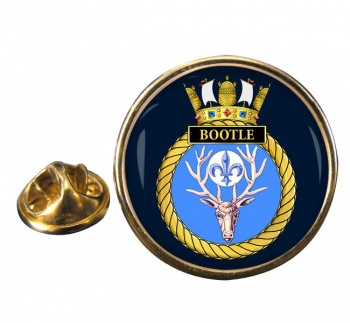 HMS Bootle (Royal Navy) Round Pin Badge