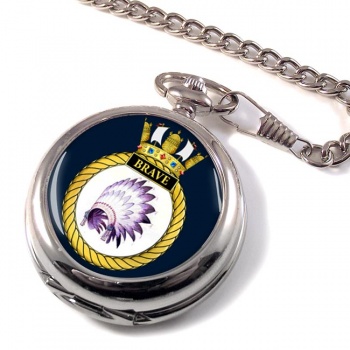 HMS Brave (Royal Navy) Pocket Watch