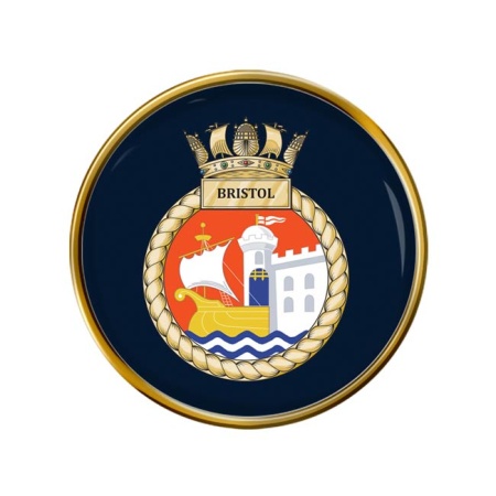 HMS Bristol, Royal Navy Pin Badge