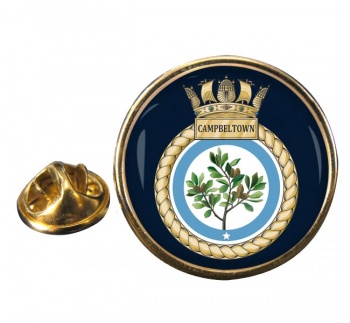 HMS Campbeltown (Royal Navy) Round Pin Badge