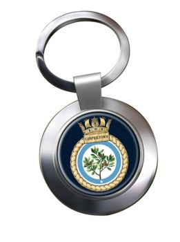 HMS Campbeltown (Royal Navy) Chrome Key Ring