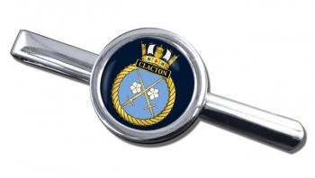 HMS Clacton (Royal Navy) Round Tie Clip