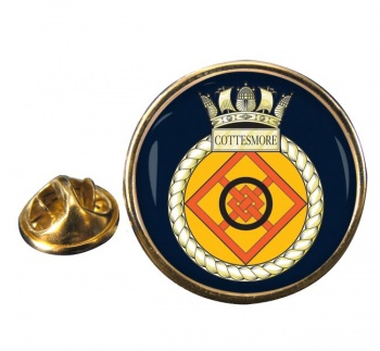 HMS Cottesmore (Royal Navy) Round Pin Badge