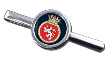 HMS Enterprise (Royal Navy) Round Tie Clip