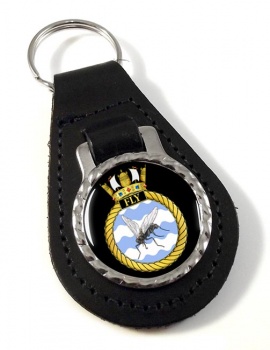 HMS Fly (Royal Navy) Leather Key Fob