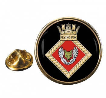 HMS Flying Fox (Royal Navy) Round Pin Badge