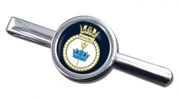 HMS Invincible (Royal Navy) Round Tie Clip