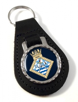 Maritime Warefare Centre (MWC) (Royal Navy) Leather Key Fob