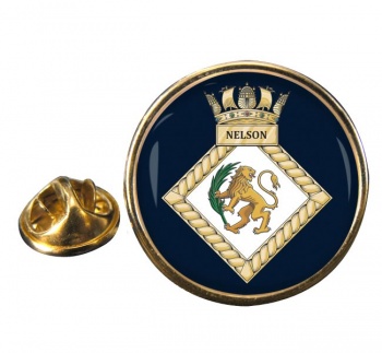 HMS Nelson (Royal Navy) Round Pin Badge
