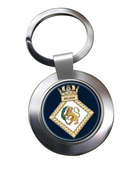 HMS Nelson (Royal Navy) Chrome Key Ring