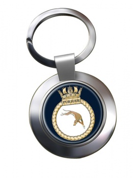 HMS Pursuer (Royal Navy) Chrome Key Ring