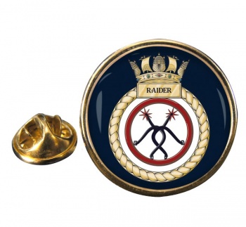 HMS Raider (Royal Navy) Round Pin Badge