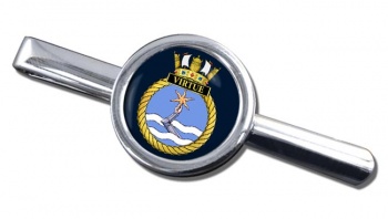 HMS Virtue (Royal Navy) Round Tie Clip