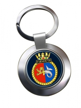 HMS Yarmouth (Royal Navy) Chrome Key Ring