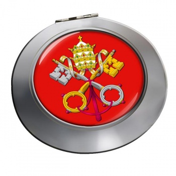 Holy See Coat of Arms Chrome Mirror
