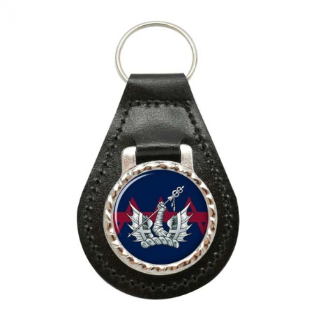 Honourable Artillery Company (HAC) Crest, British Army Leather Key Fob