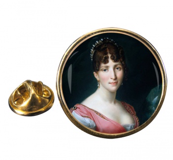 Hortense de Beauharnais Round Pin Badge