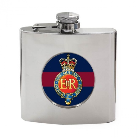 Household Cavalry, British Army ER Hip Flask