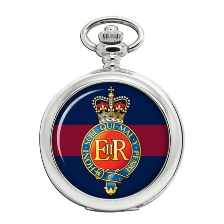 Household Cavalry, British Army ER Pocket Watch