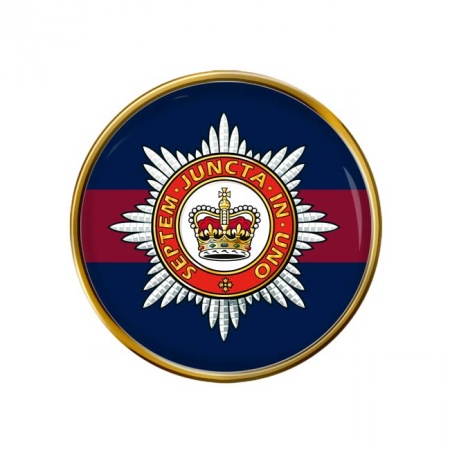 Household Division, British Army ER Pin Badge