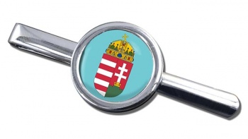 Hungary Coat of Arms Round Tie Clip