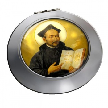 St. Ignatius of Loyola Chrome Mirror