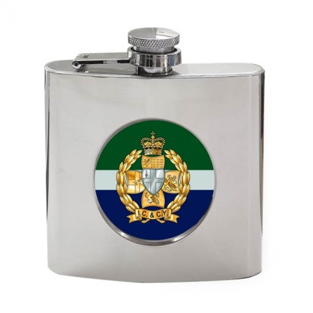 Inns of Court and City Yeomanry, British Army ER Hip Flask