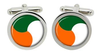 Irish Defence Forces Roundel Cufflinks in Box
