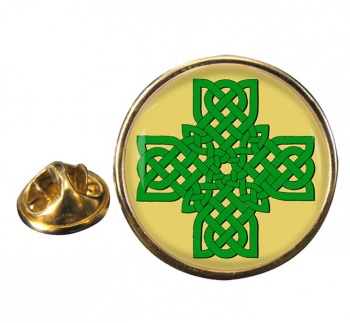 Irish Knot Cross Pin Badge