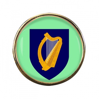 Coat of arms of Ireland Round Pin Badge