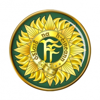 Irish Defence Forces Round Pin Badge
