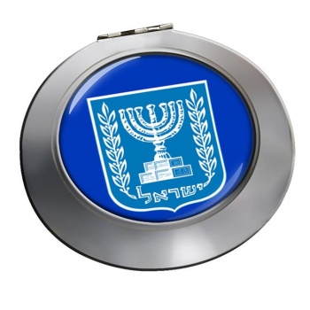 Israel Crest Round Mirror