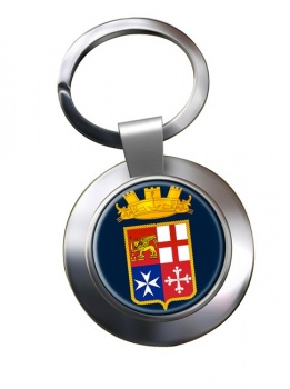 Italian Navy (Marina Militare) Chrome Key Ring