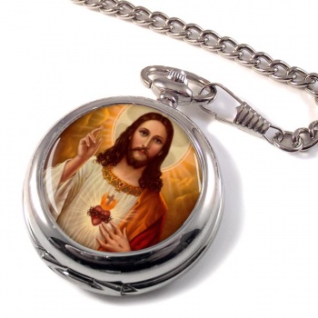 Jesus Sacred Heart Pocket Watch