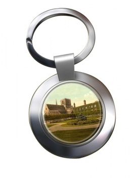 Jesus College Cambridge Chrome Key Ring
