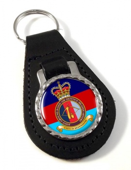 Joint Ground Based Air Defence Headquarters Leather Key Fob