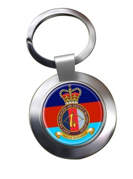 Joint Ground Based Air Defence Headquarters Chrome Key Ring